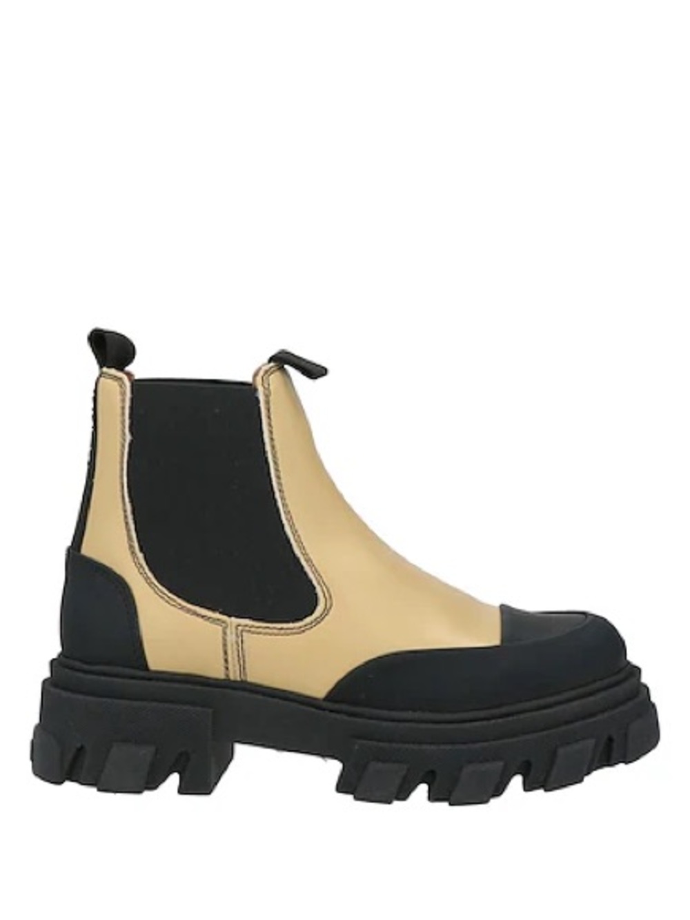 GANNI Low Chelsea Boot in Sand - 8